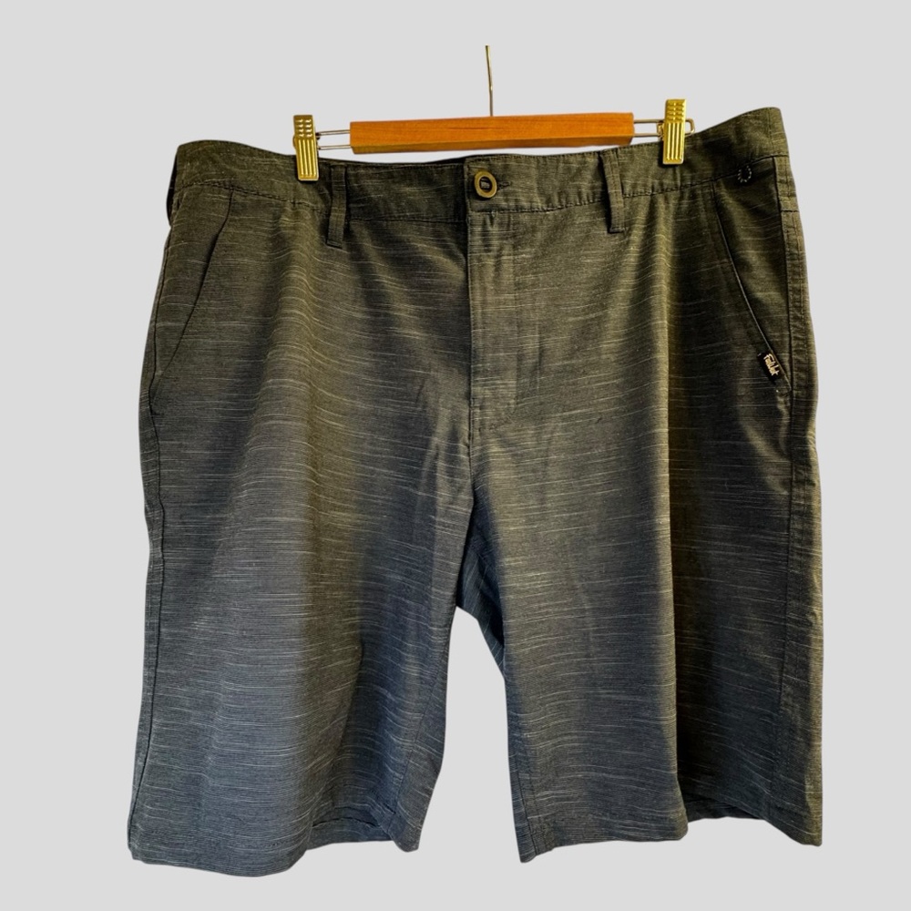 Farwest Men's Hybrid Board Shorts Blue Quick Dry Athletic Size 40